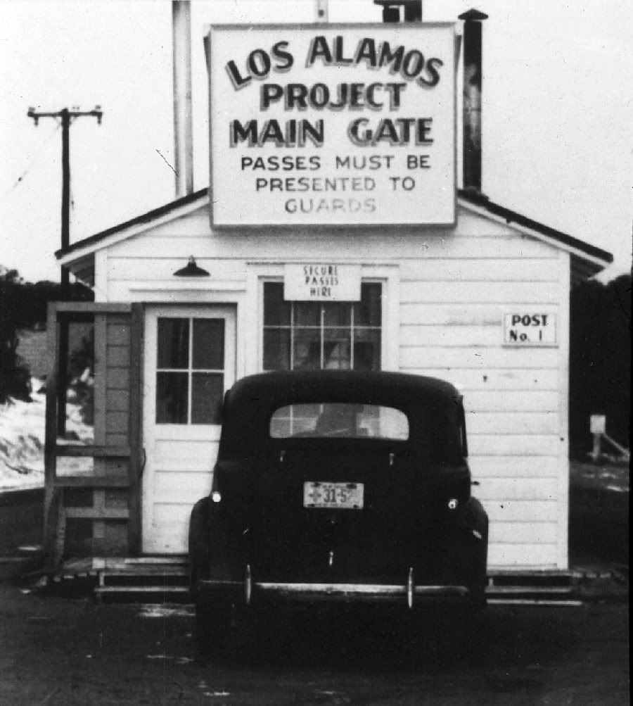 The Los Alamos main gate
